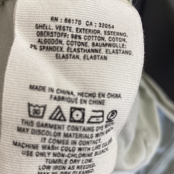 Anthropologie Eyelet Wanderer Utility Cotton Blend Pants Light Mint Green Sz 30 - Picture 6 of 14